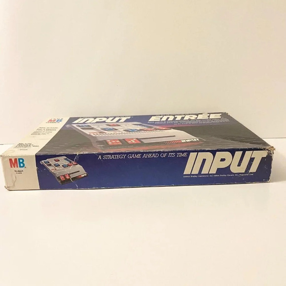 Vintage 1984 Input Milton Bradley Strategy Board Game Bilingual  Complete - Picture 2 of 16